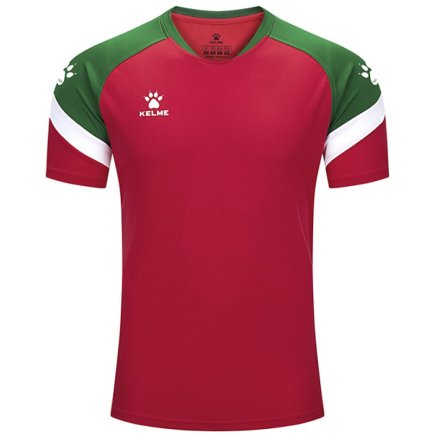 Футболка игровая Kelme BRAVO 7351TX1092.6013 цвет: красный/зеленый