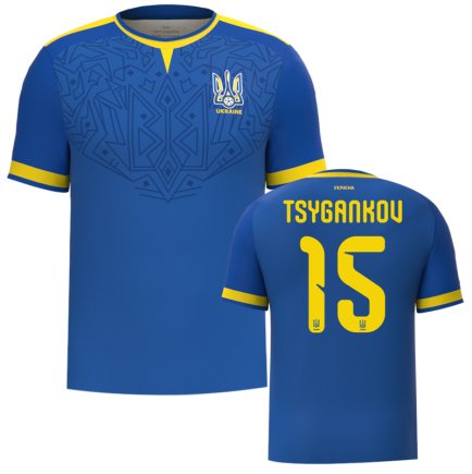 Новая Футболка Украина Цыганков 15 (Ukraine Tsygankov 15) 2026 игровая/повседневная 16275204 цвет: синий Новая Футболка Украина Цыганков 15 (Ukraine Tsygankov 15) 2026 игровая/повседневная 16275204 цвет: синий