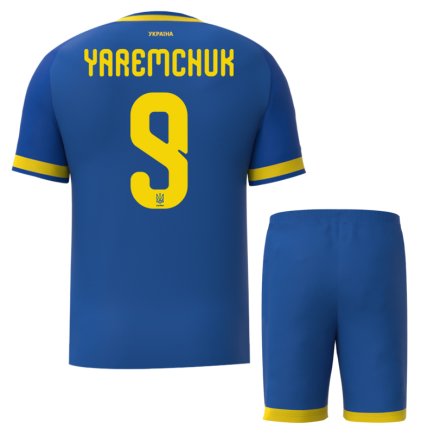 Новая Футбольная форма Украина Яремчук 9 (Ukraine Yaremchuk 9) 2026 игровая/повседневная 16275304 цвет: синий