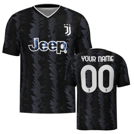 Футболка Juventus (Ювентус) 2022-2023 ігрова/повсякденна 11221001-1 колiр: чорний