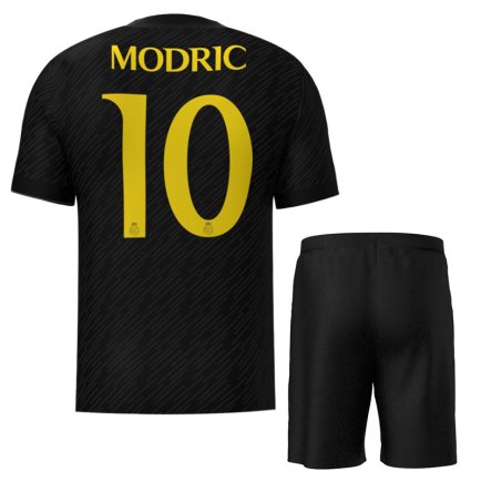 Футбольная форма Реал Мадрид Модрич 10 (Real Madrid Modric 10) 2023-2024 игровая/повседневная 13220701-1 цвет: черный