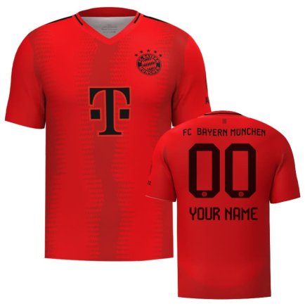 Новая Футболка Бавария (Bayern Munich) 2024-2025 игровая/повседневная 15236702-1 цвет: красный