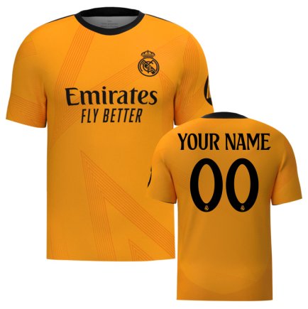 Футболка Real Madrid (Реал Мадрид) 2024-2025 ігрова/повсякденна 15223505 колiр: помаранчевий