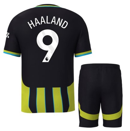 Футбольная форма Манчестер Сити Холанд 9 (Manchester City Haaland 9) 2024-2025 игровая/повседневная 15225007-1 цвет: зеленый
