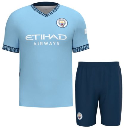 Футбольная форма Manchester City (Манчестер Сити, Ман Сити) 2024-2025 игровая/повседневная 15225211-1 цвет: голубой