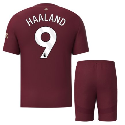 Футбольная форма Манчестер Сити Холанд 9 (Manchester City Haaland 9) 2024-2025 игровая/повседневная 15229816-1 цвет: бордовый