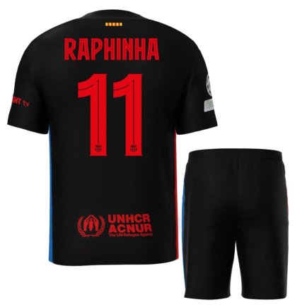 Футбольная форма Барселона Рафинья 11 (Barcelona Raphinha 11) 2024-2025 игровая/повседневная 15221301-1 цвет: черный