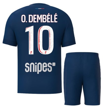 Футбольная форма ПСЖ Дембеле 10 (PSG Dembele 10) 2024-2025 игровая/повседневная 15223312-1 цвет: темно-синий