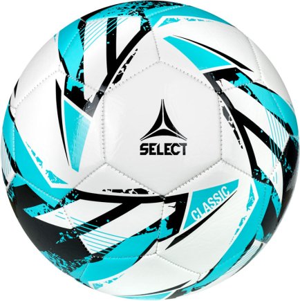 Мяч футбольный Select Classic v26 (001) размер 4 цвет: белый/синий детский 