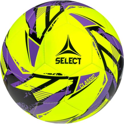 Мяч футбольный Select Classic v26 (003) размер 4 цвет: желтый/фиолетовый детский 