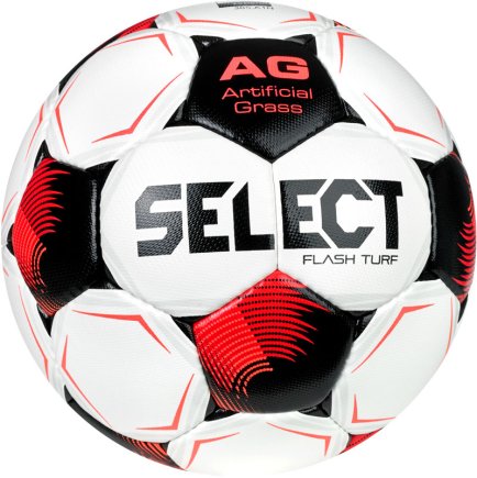 Мяч футбольный Select Flash Turf (FIFA Basic) v26 (007) размер 5 цвет: белый/красный