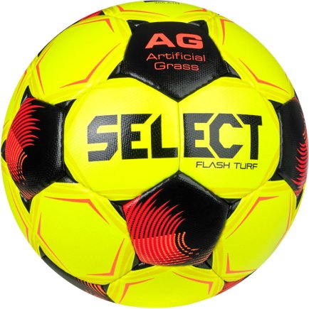 Мяч футбольный Select Flash Turf (FIFA Basic) v26 (008) размер 5 цвет: желтый/черный