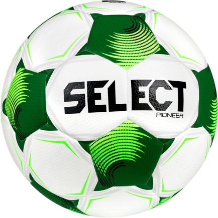 М'яч футбольний Select Pioneer TB (FIFA Basic) v26 (005) розмір 4 колір: білий/зелений М'яч футбольний Select Pioneer TB (FIFA Basic) v26 (005) розмір 4 колір: білий/зелений