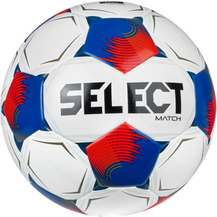 М'яч футбольний Select Match DB v26 FIFA Basic (004) розмір 5 колір: білий/червоний М'яч футбольний Select Match DB v26 FIFA Basic (004) розмір 5 колір: білий/червоний