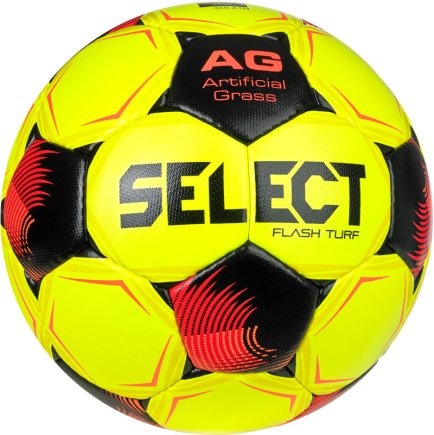 М'яч футбольний Select Flash Turf v26 (008) розмір 4 колір: жовтий/червоний М'яч футбольний Select Flash Turf v26 (008) розмір 4 колір: жовтий/червоний
