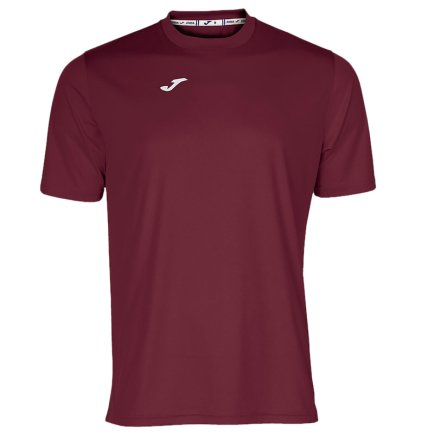 Футболка игровая Joma Combi 100052.671 бордовая Футболка игровая Joma Combi 100052.671 бордовая