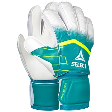 Вратарские перчатки Select 04 Protection v26 (404) детские цвет: зеленый/белый Вратарские перчатки Select 04 Protection v26 (404) детские цвет: зеленый/белый