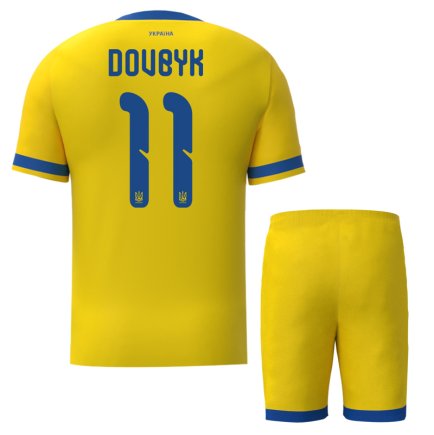 Нова Футбольна форма Україна з гербом Довбик 11 (Ukraine Dovbyk 11) 2026 ігрова/повсякденна 17268903 колiр: жовтий