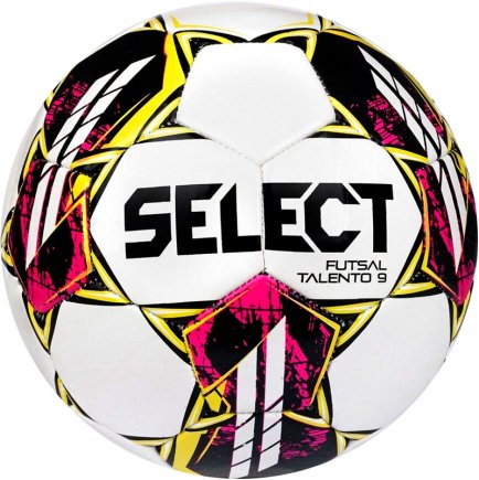 Мяч для футзала Select Futsal Talento 9 v22 (005) 49,5-51,5 см детский цвет: белый/желтый