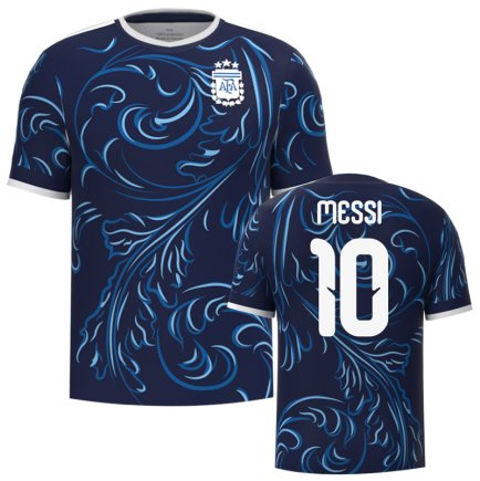 Нова Футболка збірної Аргентини Мессі 10 Чемпіонат Світу 2026 (Messi 10 World Cup 2026) ігрова/повсякденна 17260112 колiр: темно-синій Нова Футболка збірної Аргентини Мессі 10 Чемпіонат Світу 2026 (Messi 10 World Cup 2026) ігрова/повсякденна 17260112 колiр: темно-синій