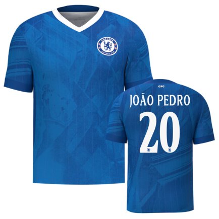 Новая Футболка Челси Жоао Педро 20 (Chelsea Joao Pedro 20) 2026 игровая/повседневная 17260904 цвет: синий