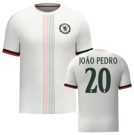 Новая Футболка Челси Жоао Педро 20 (Chelsea Joao Pedro 20) 2026 игровая/повседневная 17261110 цвет: белый Новая Футболка Челси Жоао Педро 20 (Chelsea Joao Pedro 20) 2026 игровая/повседневная 17261110 цвет: белый