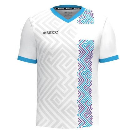 Футболка игровая SECO Sefa White 22225111 цвет: голубой Футболка игровая SECO Sefa White 22225111 цвет: голубой