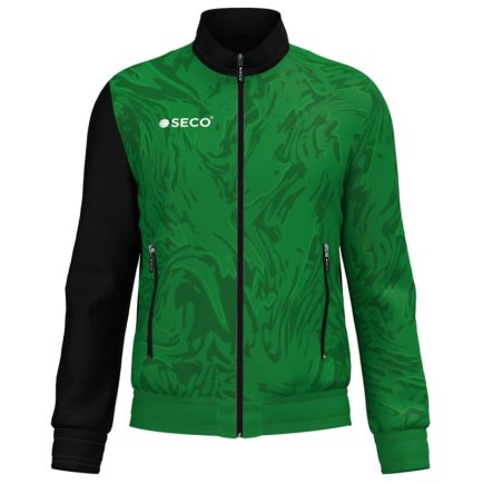 Кофта спортивная SECO Laura Black 22220507 цвет: зеленый Кофта спортивная SECO Laura Black 22220507 цвет: зеленый