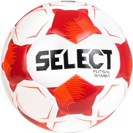 Мяч для футзала Select Futsal Samba FIFA Basic v26 (008) цвет: белый/красный размер 4