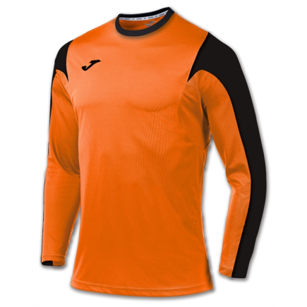 Футболка игровая Joma ESTADIO 100147.801 с длинным рукавом оранжево-черная