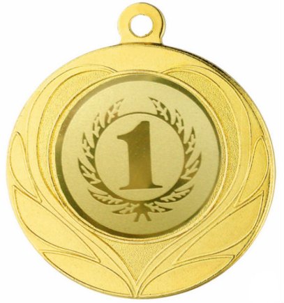 Медаль 40 мм MD72-01 золото