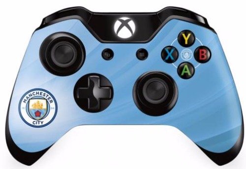 Наклейка из винила на джойстик Xbox One Manchester City F.C. Манчестер Сити