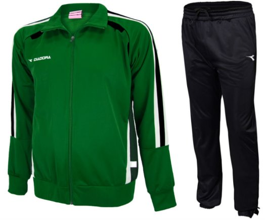 Спортивний костюм Diadora Cape Town Set колір: зелений/чорний
