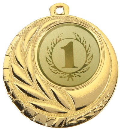 Медаль 45 мм D110-01 золото