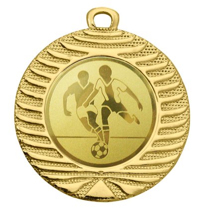 Медаль 40 мм DI4001-001 Футбол золото