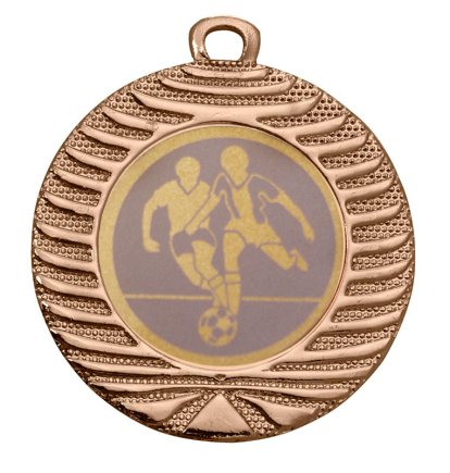 Медаль 40 мм DI4001-003 Футбол бронза