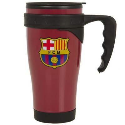 Термокружка F.C. Barcelona Aluminium Travel Mug CL (термокружка Барселона) 450 мл колір: червоний