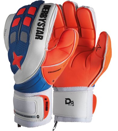 Вратарские перчатки Derbystar Attack AR Duo 2602 Вратарские перчатки Derbystar Attack AR Duo 2602