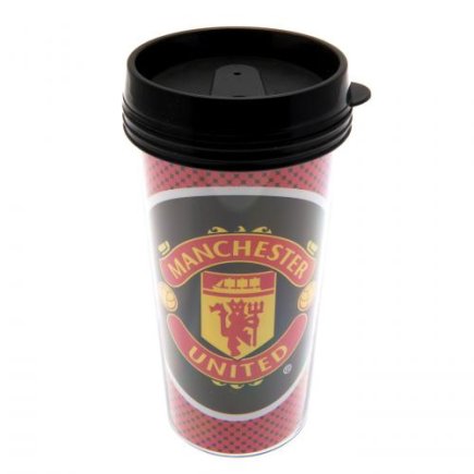 Стакан пластиковий для подорожей Manchester United F.C. Plastic Travel Mug (ємність для поїздок Манчестер Юнайтед) 500 мл