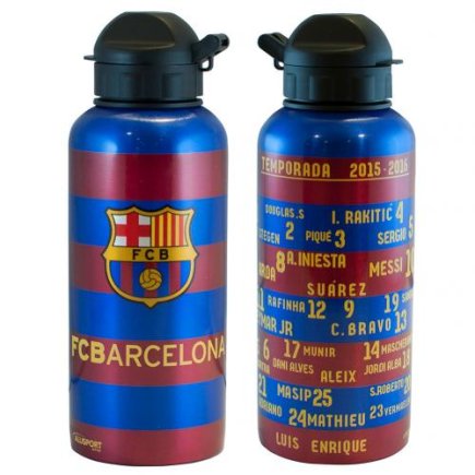 Бутылка для воды F.C. Barcelona Aluminium Drinks Bottle SQ (емкость для воды Барселона) 400 мл