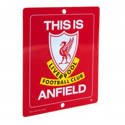 Табличка Liverpool F.C. Window Sign SQ на окно