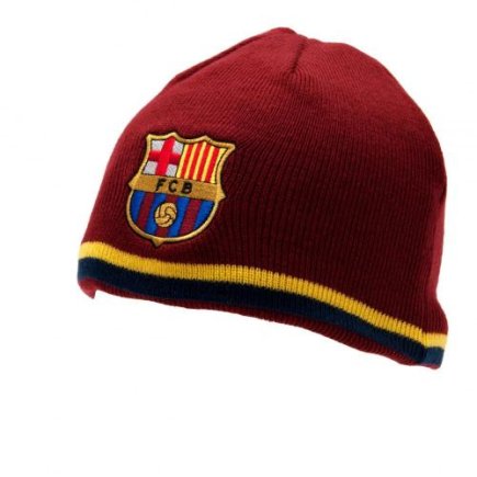 Шапка трикотажна F.C. Barcelona Knitted Hat TP червона