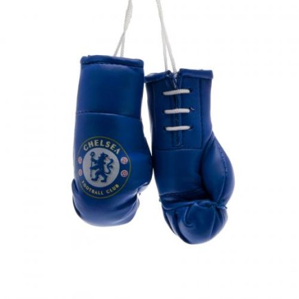 Перчатки мини боксерские Челси синие