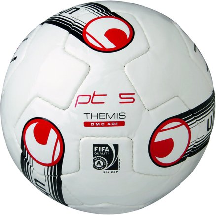 Мяч футбольный Uhlsport PT 5 THEMIS D.M.C. 4.0.1 FIFA approved 100140001 размер 5