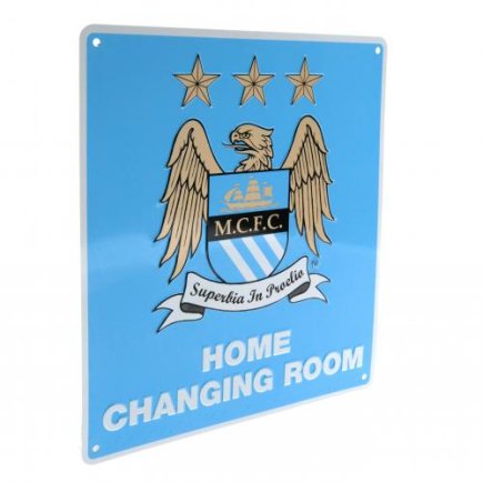 Табличка Manchester City F.C. Home Changing Room Sign