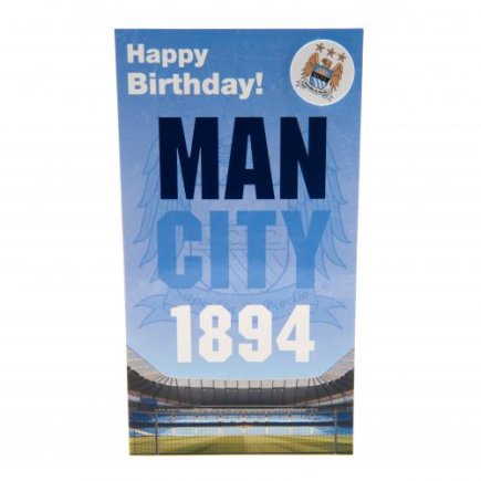 Поздравительная открытка Манчестер Сити Manchester City F.C. Birthday Card