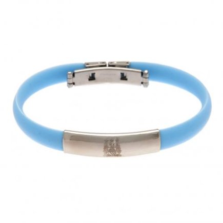 Силиконовый браслет голубой Manchester City F.C. Colour Silicone Bracelet