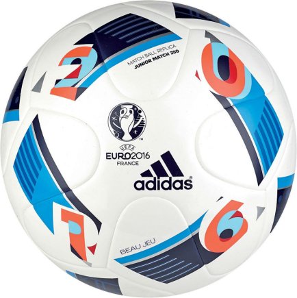 М'яч футбольний Adidas EURO16 Junior Match 350 AC5426 Розмір 4 (офіційна гарантія)