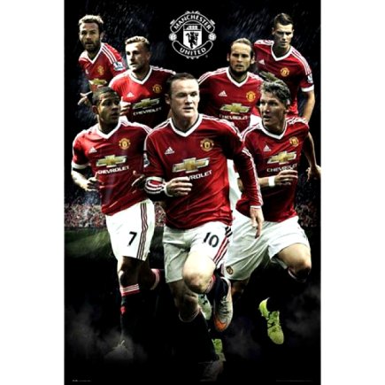 Постер Манчестер Юнайтед команда