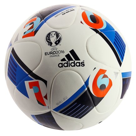 М'яч футбольний Adidas UEFA EURO 2016 Top Replique AC5414 FIFA Quality розмір 5 (офіційна гарантія)